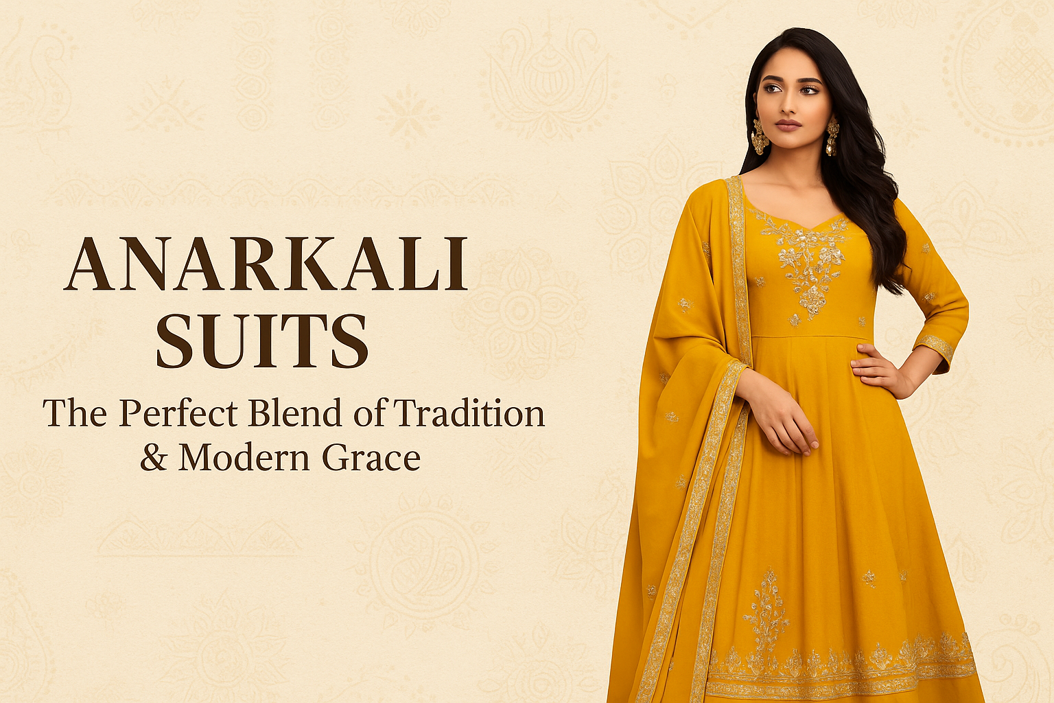 ✨ Anarkali Suits: The Perfect Blend of Tradition & Modern Grace